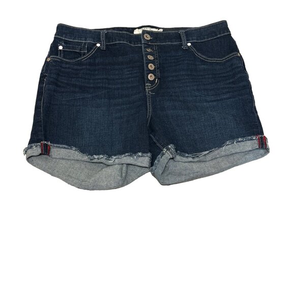 Women's Denim Shorts - Picture 1 of 5